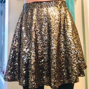 Size medium sequin skater skirt